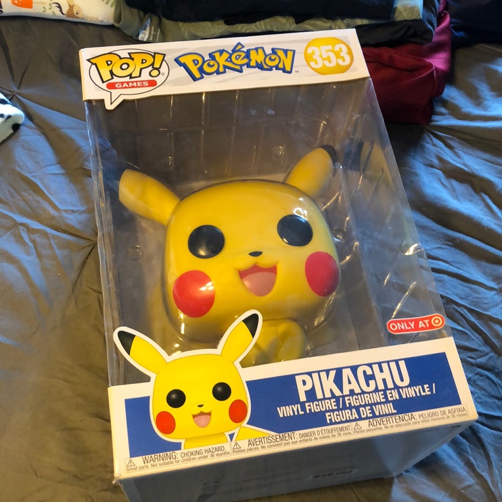 Large Pikachu Funko Pop Target exclusive